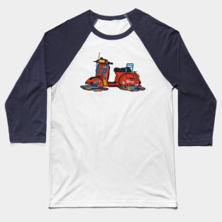 Vintage futuristic Vespa⚡️ Baseball T-Shirt